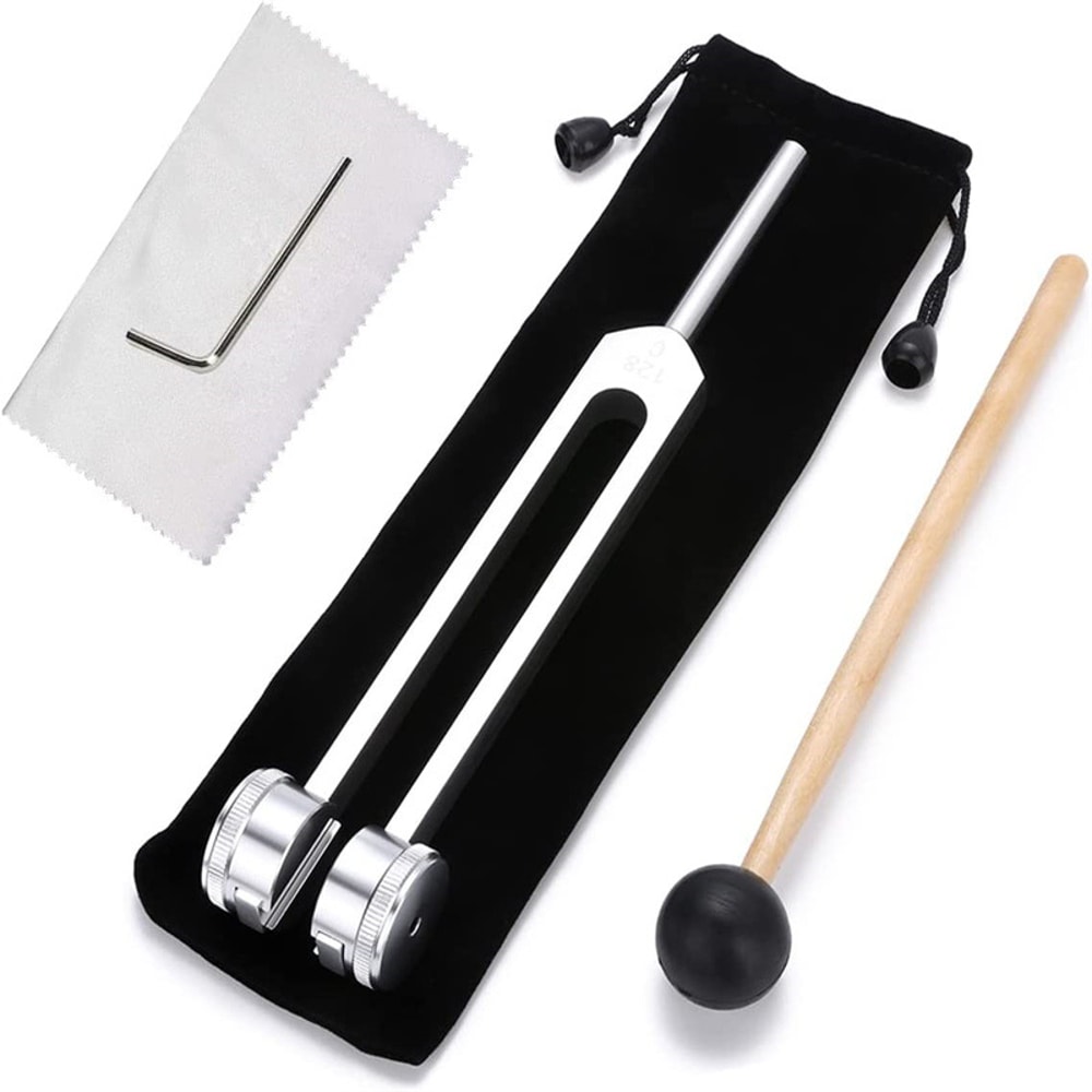 Weighted Tuning Fork Set For Healing Stress Relief Chakra Sound Therapy Tool 0