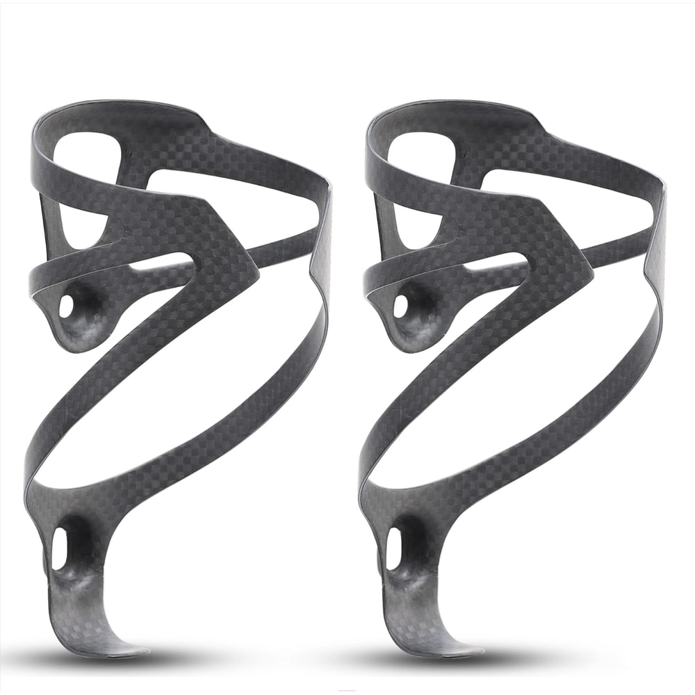 Lightweight Carbon Fiber Bicycle Water Bottle Cage Matte Black 0