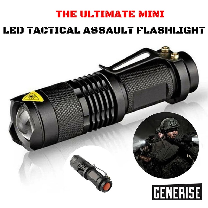 Waterproof Tactical Flashlight Powerful LED Camping Lantern SelfDefense Torch Mode Handheld LED La 3
