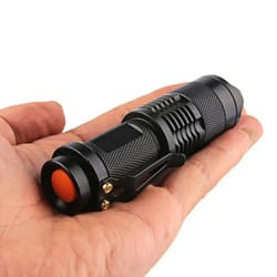 waterproof tactical flashlight powerful led camping lantern & self-defense torch mode handheld led lamp