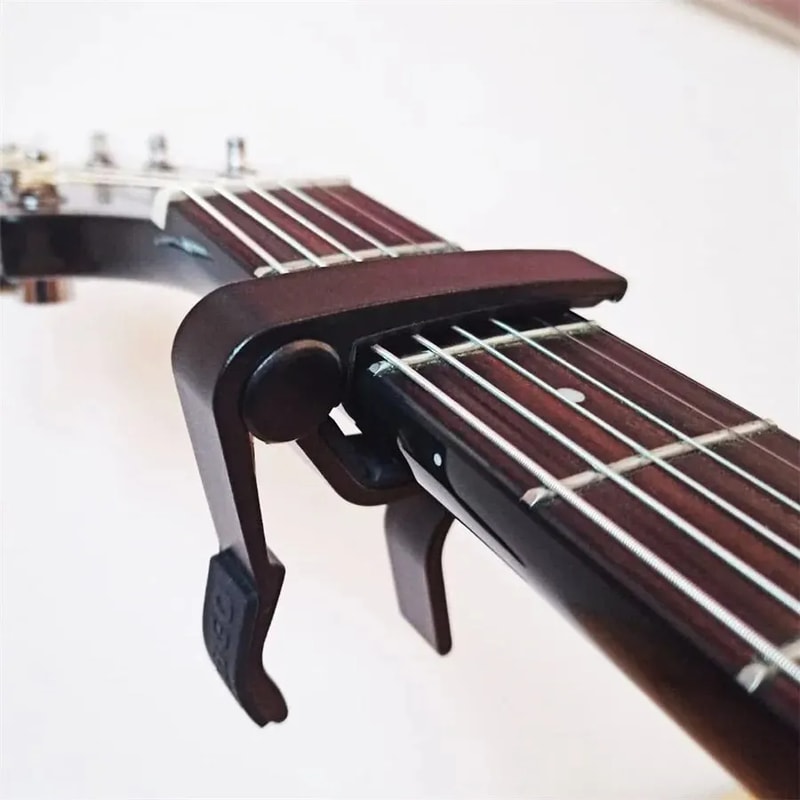 Guitar Capo Set With Picks And Holder For Acoustic And Electric Guitars 1