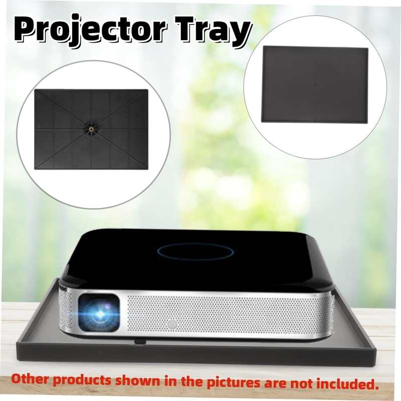 Projector Tray Stand With Metal Thread Adapter For Desk Mount Durable Accessory For Projector Setup 5