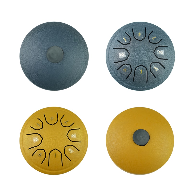 Steel Tongue Drum With Drumsticks Accessories Tone Hand Pan Music Instrument 6