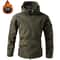 Mens Winter Softshell Fleece Jacket Windproof Outdoor Hiking Hunting Thermal Coat 5