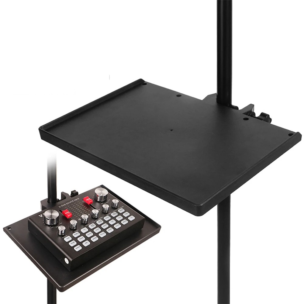 Universal Microphone Stand Sound Card Tray Holder For Tripod Bracket Perfect For Live Broadcasts 4