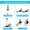 Resistance Bands Tube Yoga Pedal Puller For Waist Arm Abdomen Training 6