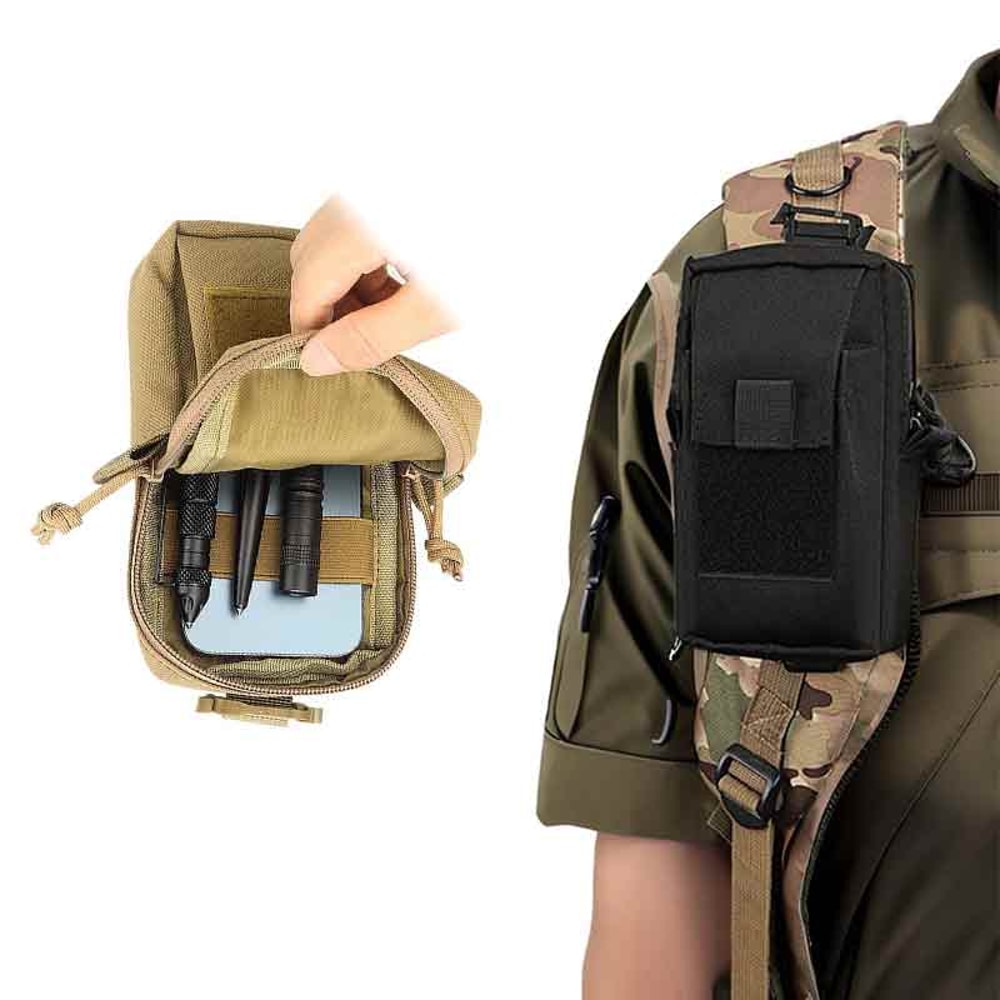 Tactical Utility Pouch for Backpack, MOLLE Phone & Gear Attachment