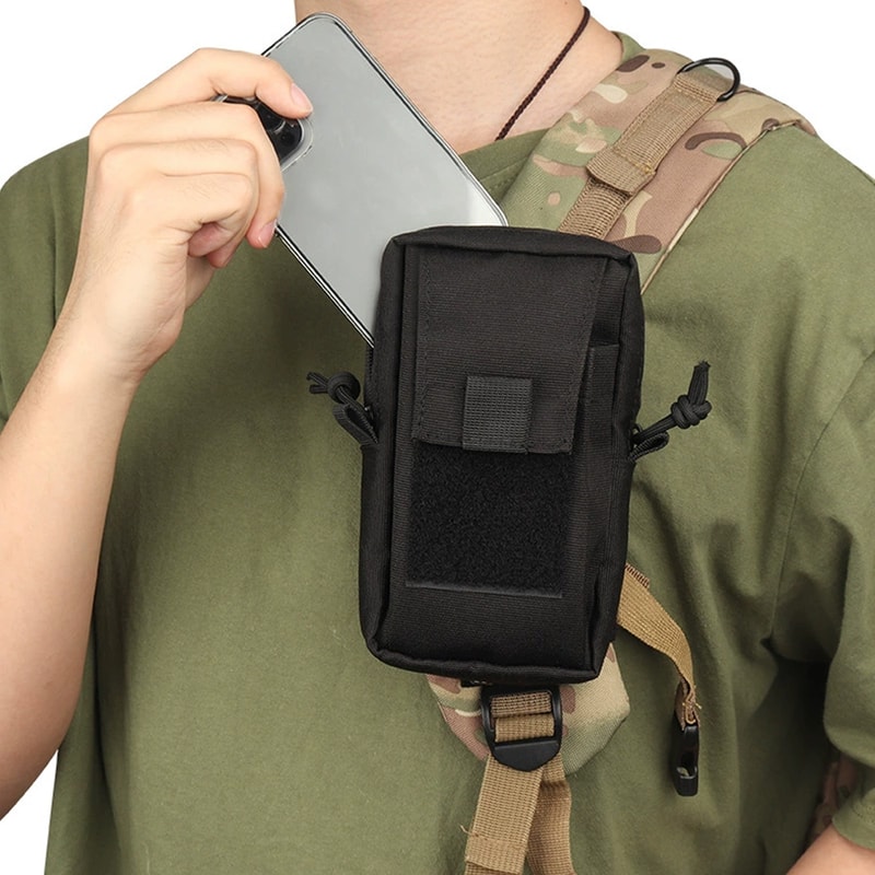 Tactical Utility Pouch for Backpack, MOLLE Phone & Gear Attachment