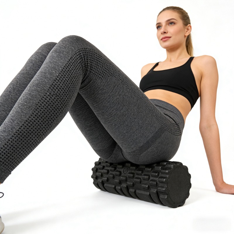 High-Density Foam Roller for Muscle Recovery & Massage Durable Yoga Fitness Tool