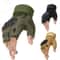 Tactical Half Finger Gloves For Shooting Paintball Airsoft Bicycle AntiSkid Protective Gear For Me 0
