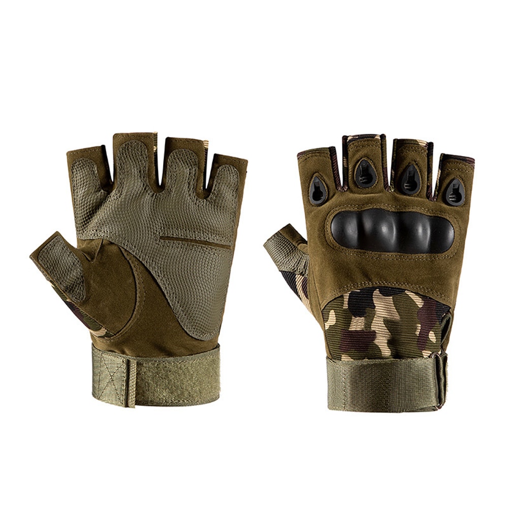 Tactical Half Finger Gloves For Shooting Paintball Airsoft Bicycle AntiSkid Protective Gear For Me 6