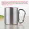 Portable Stainless Steel Travel Mug With Carabiner Hook Outdoor Camping Hiking Cup 2