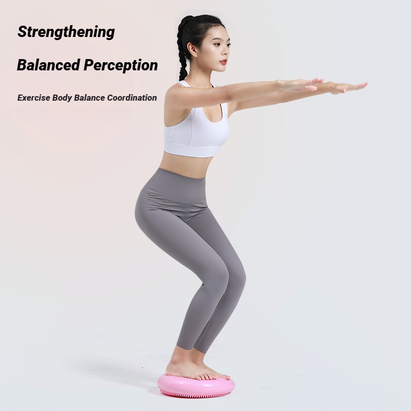 Inflatable Balance Cushion For Yoga Massage And Workout Thickened ExplosionProof Soft Seat Ball 2