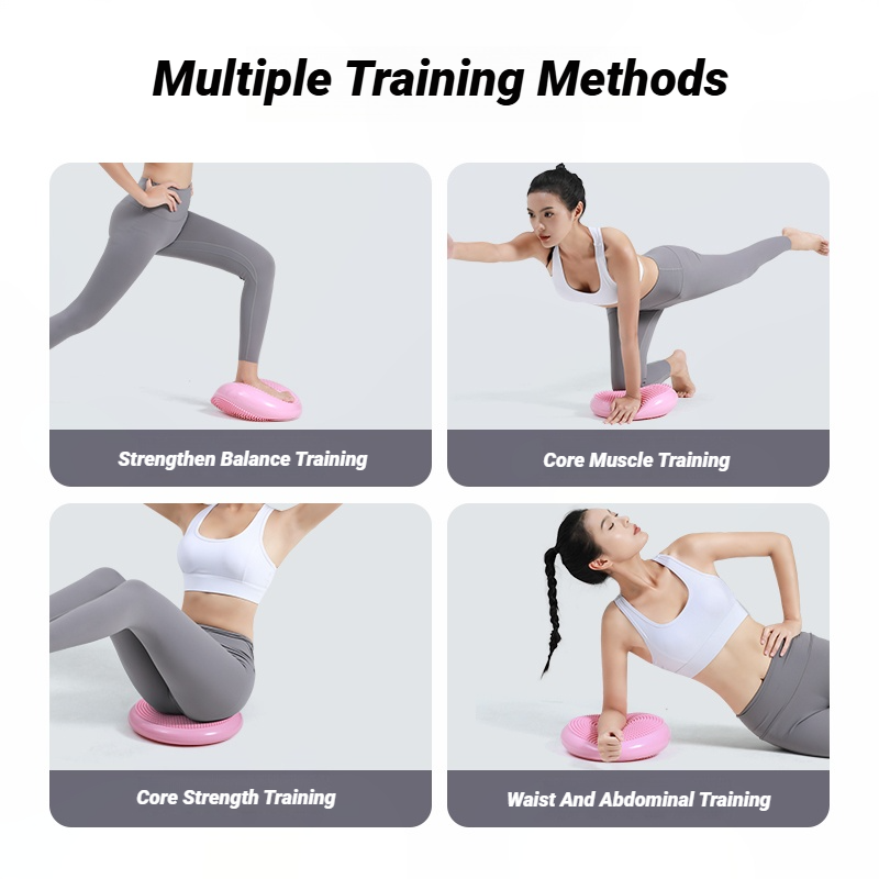 Inflatable Balance Cushion For Yoga Massage And Workout Thickened ExplosionProof Soft Seat Ball 3