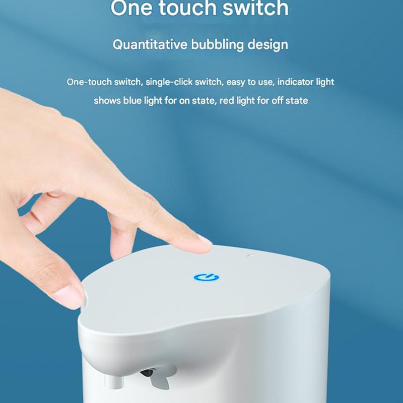 Automatic Foam Soap Dispenser With USB Charging Smart Touchless Hand Wash Machine For Bathroom Whit 5