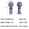 Portable Handheld Mini Fan Speed USB Rechargeable Foldable Desk Neck Hanging Fan With Phone Stand 5