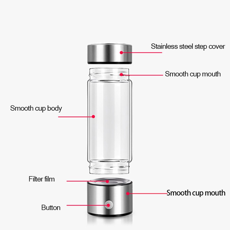 Hydrogen Water Generator Portable Alkaline Water Ionizer Bottle With Antioxidant Boost 2