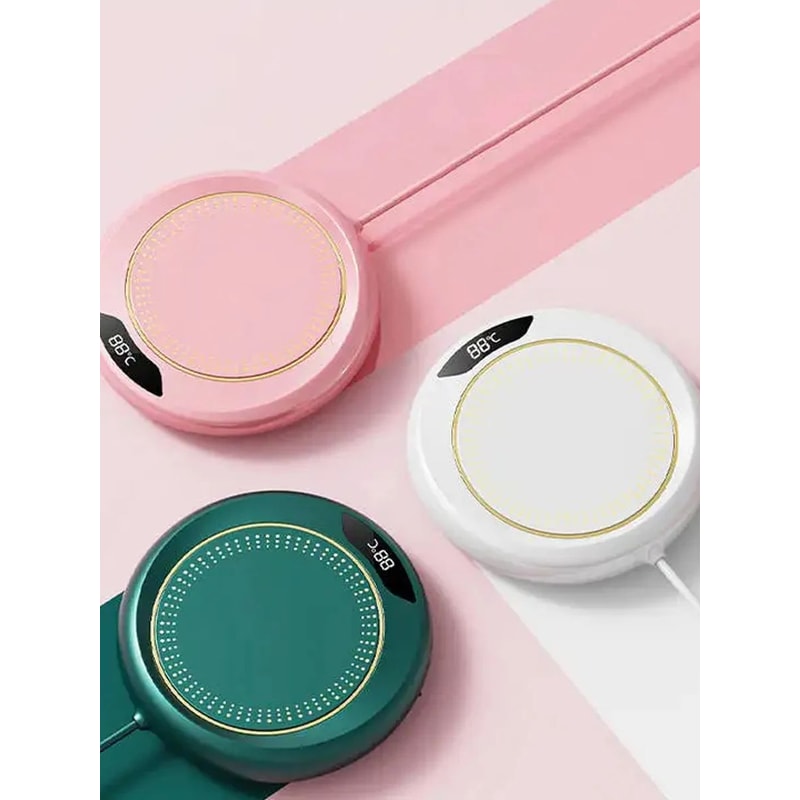 USB Thermostatic Heating Coaster with Speed Adjustment for Consistent Temperature Ideal for Home Use