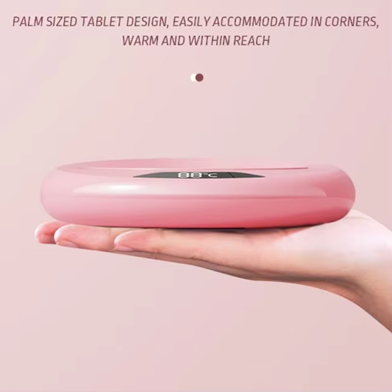 USB Thermostatic Heating Coaster with Speed Adjustment for Consistent Temperature Ideal for Home Use