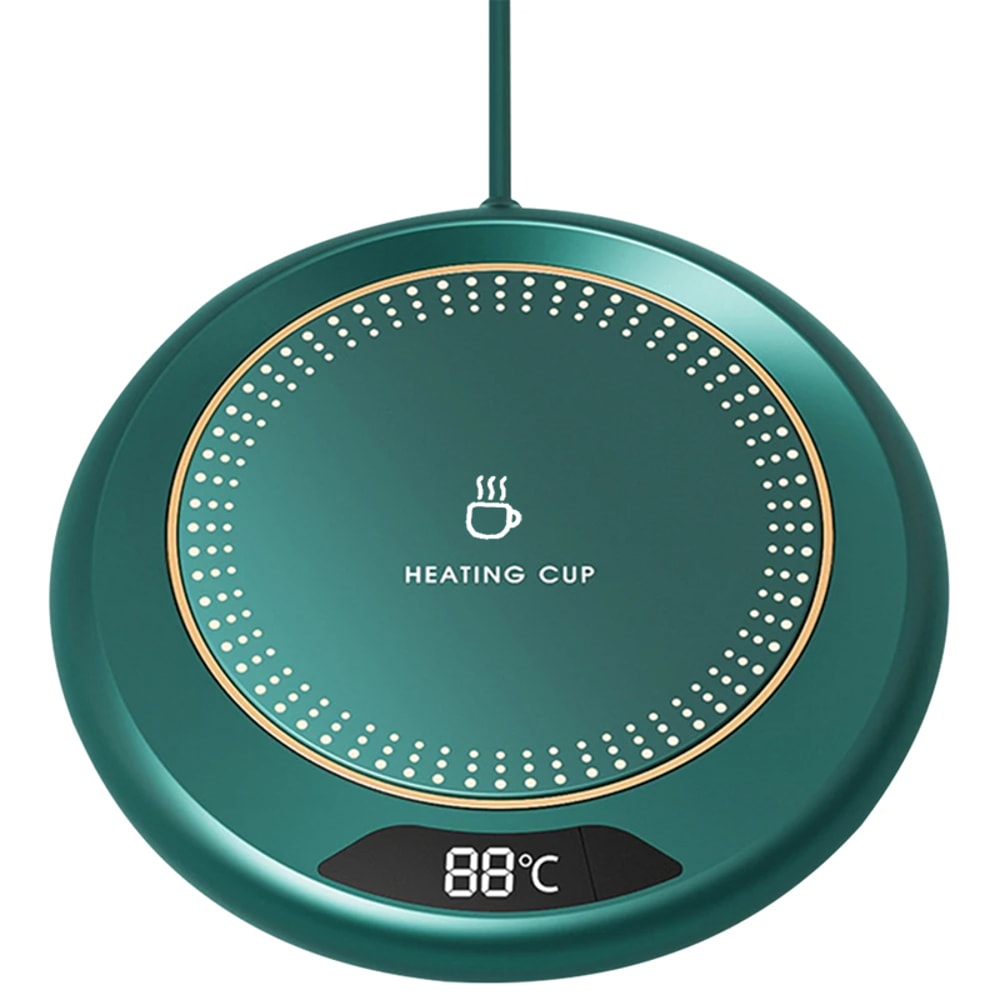 USB Thermostatic Heating Coaster with Speed Adjustment for Consistent Temperature Ideal for Home Use