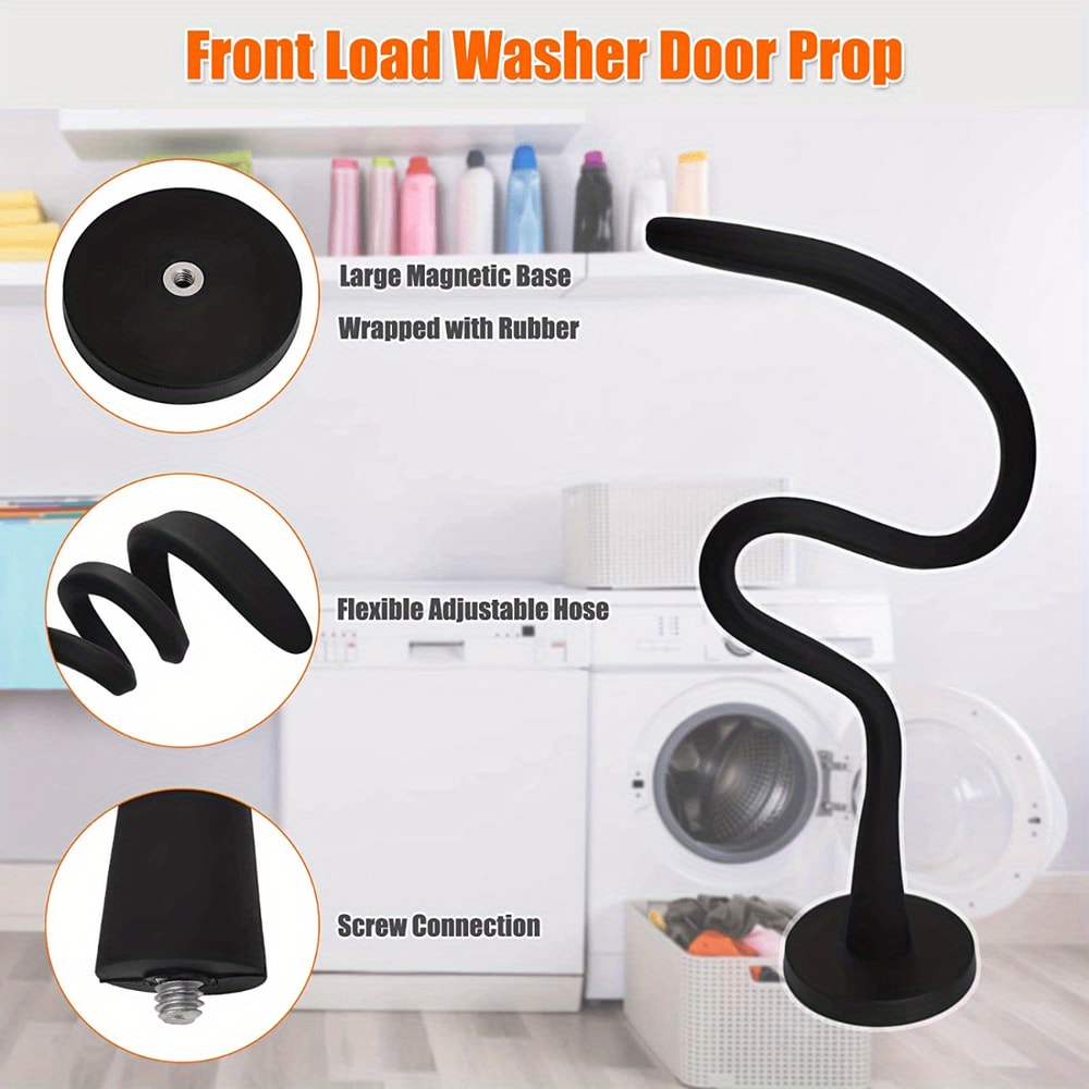 Magnetic Washer Door Stabilizer For Front Load Machines Easy Install Flex Design Fits Most Washers 3