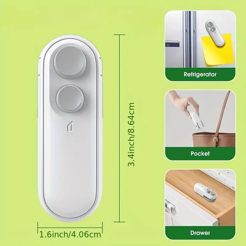 Portable Mini Heat Bag Sealing Machine Handheld Food Plastic Bag Sealer For Easy Food Packaging 2