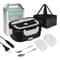 Electric Lunch Box Stainless Steel Heated Food Warmer Set Portable Meal Tray For Work And Travel 6