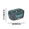 Electric Lunch Box Stainless Steel Heated Food Warmer Set Portable Meal Tray For Work And Travel 5