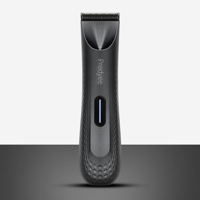 Waterproof Electric Groin Hair Trimmer for Men Ceramic Blade Body & Pubic Groomer, Rechargeable Grooming Tool
