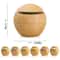 Electric Ultrasonic Humidifier Aroma Diffuser Essential Oil Cool Mist Maker For Bedroom Wood Design 4