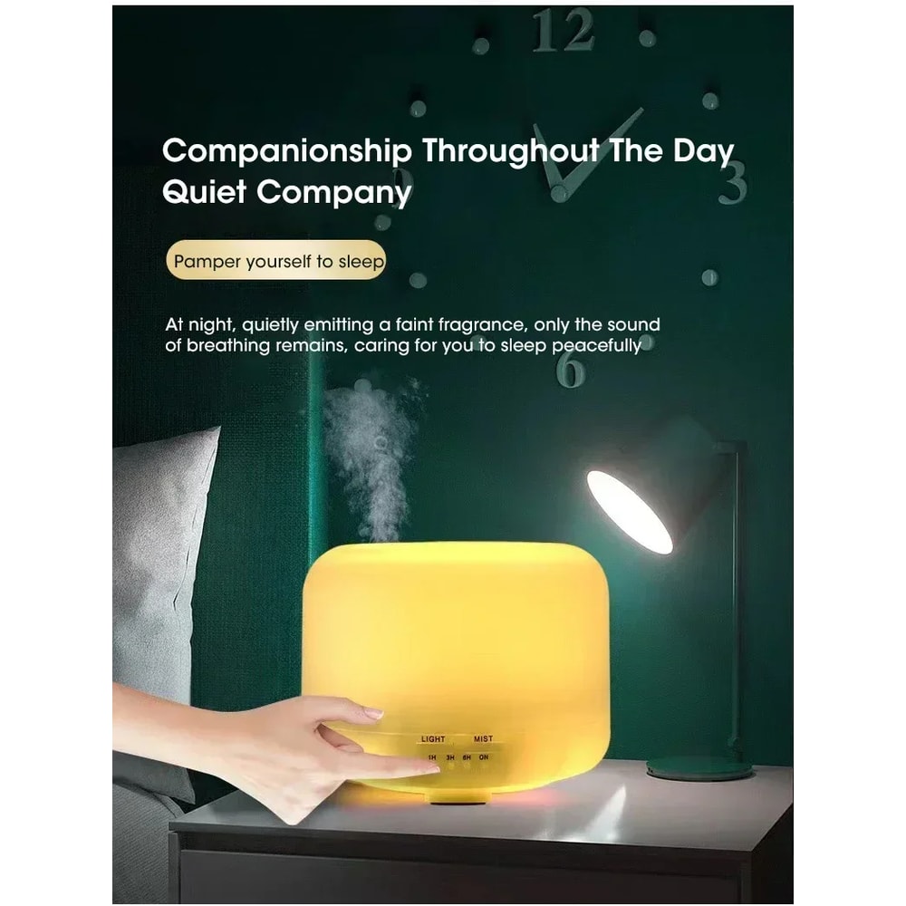 USB Mini Humidifier With Colorful Night Lights Aroma Diffuser 1