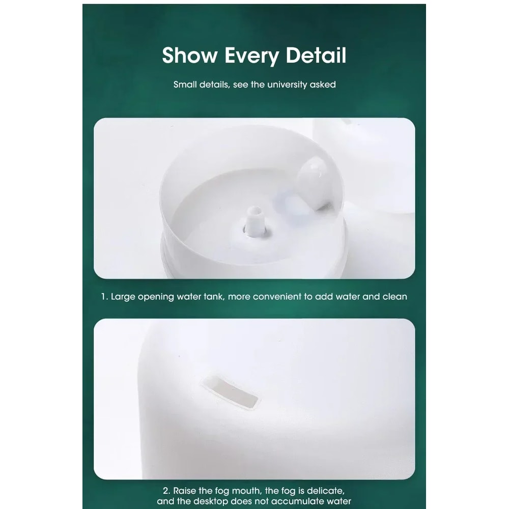 USB Mini Humidifier With Colorful Night Lights Aroma Diffuser 2