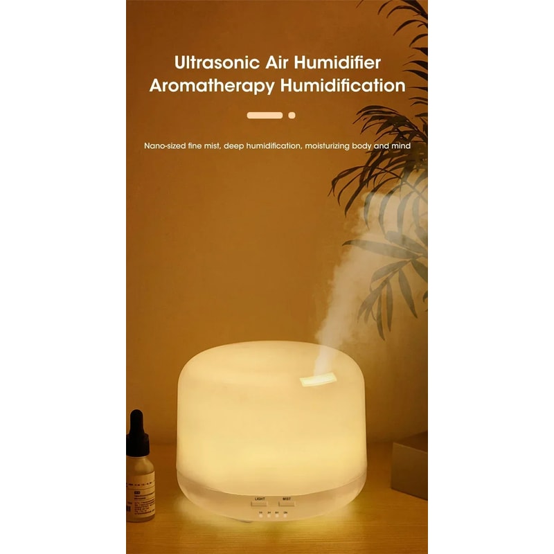USB Mini Humidifier With Colorful Night Lights Aroma Diffuser 4