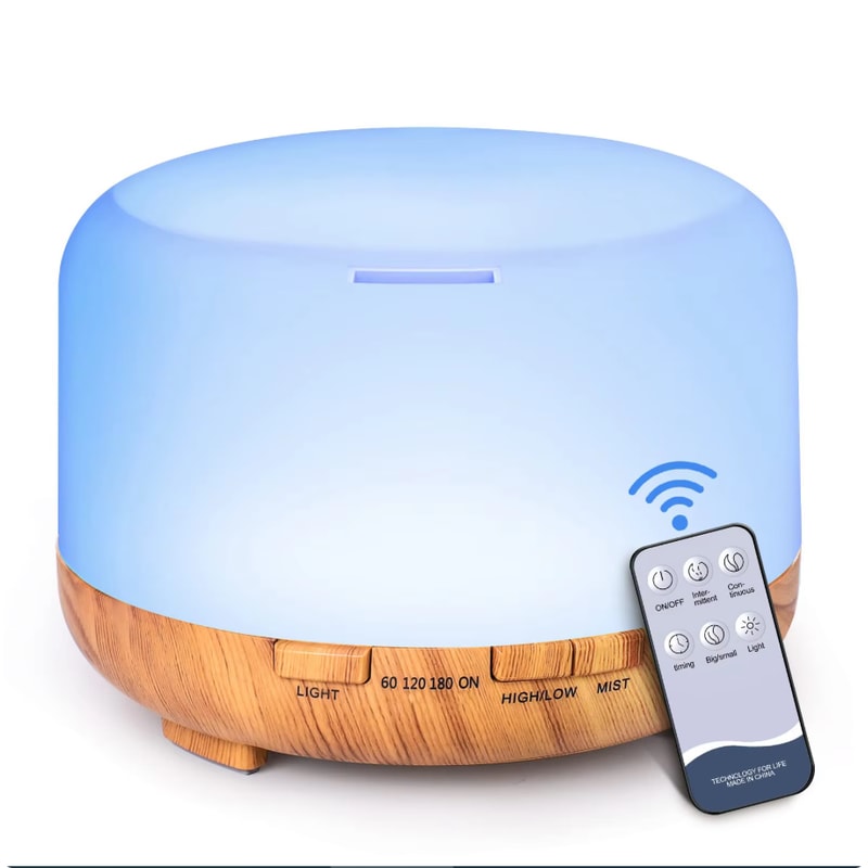 USB Mini Humidifier With Colorful Night Lights Aroma Diffuser 6