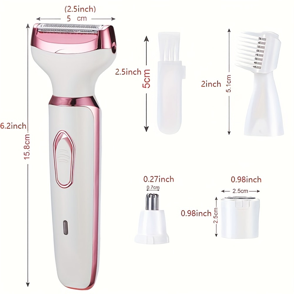 Electric Lady Shaver & Razor Painless Shaving for Body, Face, Bikini, & More