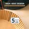 NonStick Air Fryer Paper Liners Perfect For Air Fryers Microwaves 4