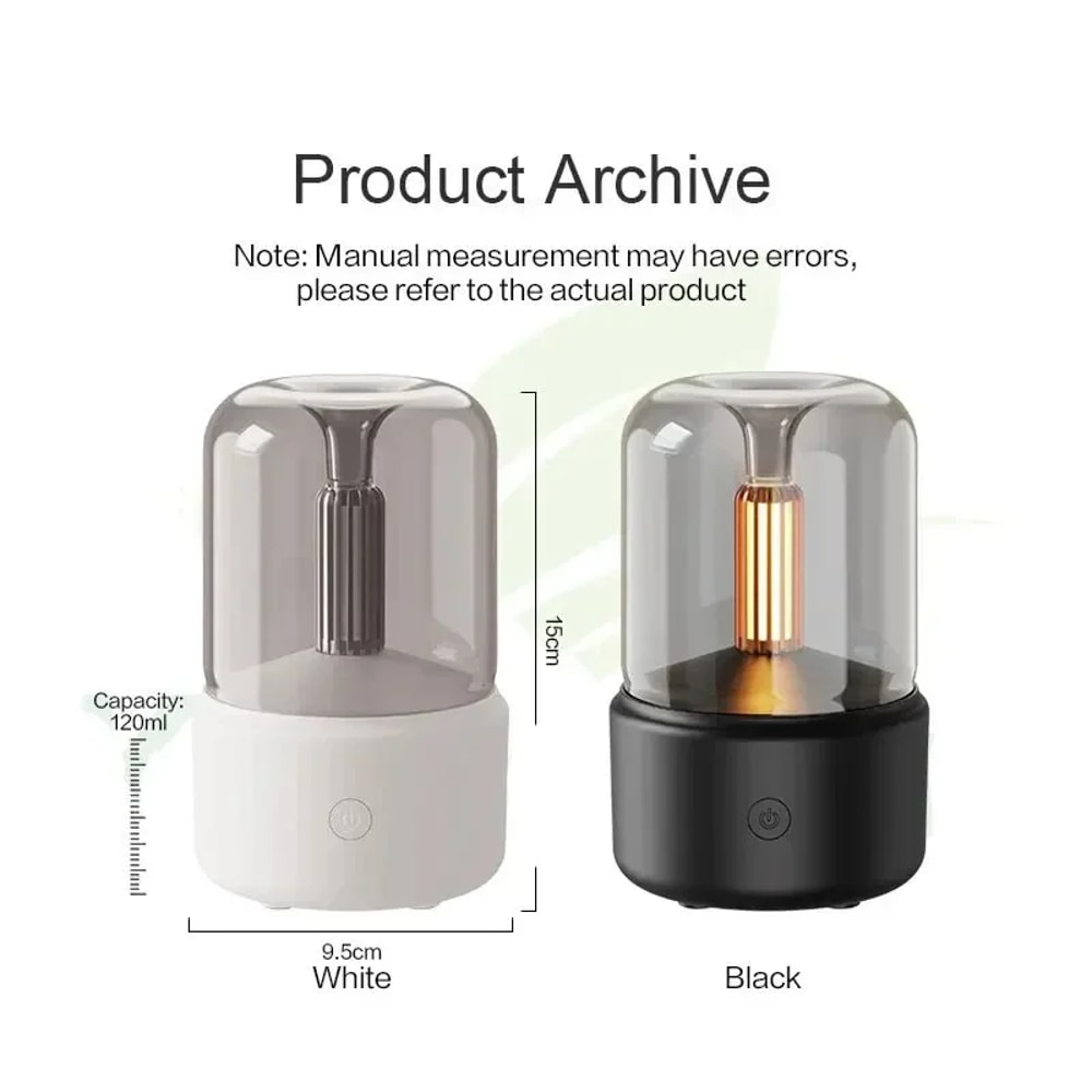 Portable Mini Aroma Diffuser USB Essential Oil Air Humidifier With Night Light 3