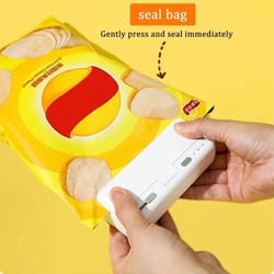 mini sealer usb rechargeable heat sealer for plastic bags portable food storage sealing machine