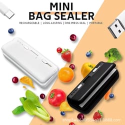 mini plastic bag sealer rechargeable handheld heat sealing machine for food packaging