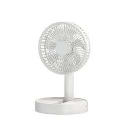 usb foldable fan with speeds & timing battery operated mini fan for bedroom, indoor or outdoor, table fan