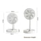 USB Foldable Fan With Speeds Timing Battery Operated Mini Fan For Bedroom Indoor Or Outdoor Table 2