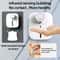 Wall-mounted Automatic Soap Dispenser Touchless Foam Soap Dispenser with LED Digital Display, USB Rechargeable.