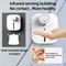 Wall-mounted Automatic Soap Dispenser Touchless Foam Soap Dispenser with LED Digital Display, USB Rechargeable.