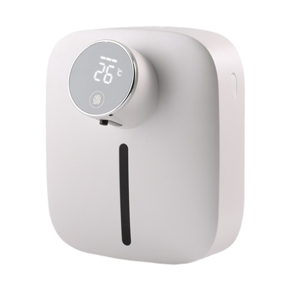 Wall-mounted Automatic Soap Dispenser Touchless Foam Soap Dispenser with LED Digital Display, USB Rechargeable.