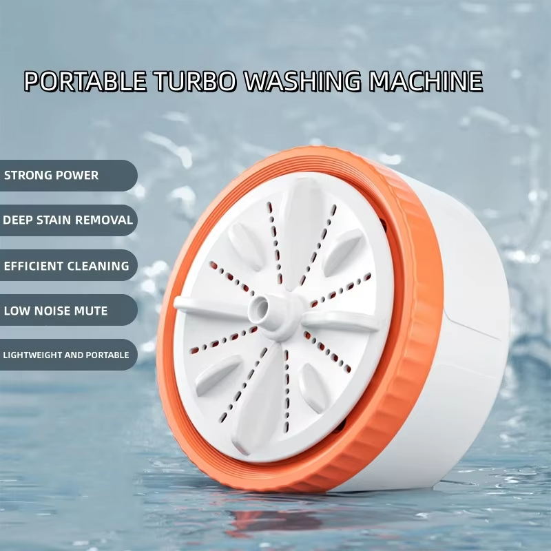 Compact Mini Washing Machine For Baby Clothes Socks Underwear Gear Timing Turbine For Travel Home 2