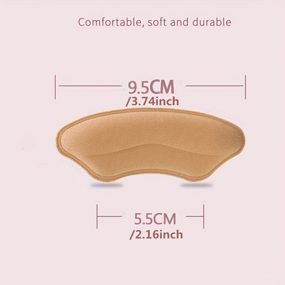 Heel Pads For Too Big Shoes Self Adhesive Heel Protectors Heel Inserts Improve Shoe Fit And Comfort 3