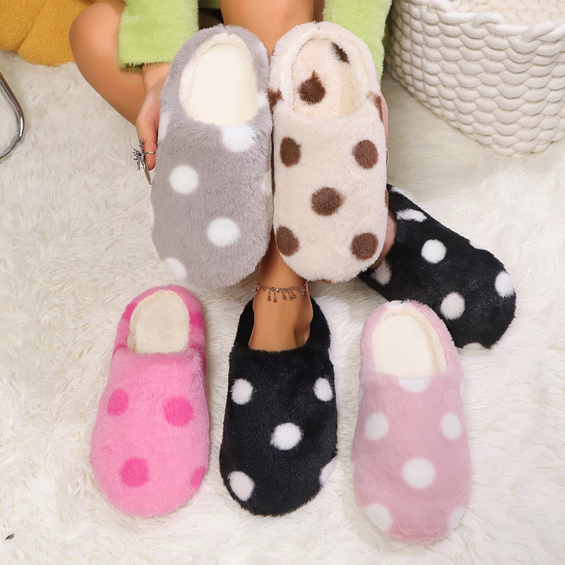 Winter Womens HeartShaped Slippers Soft Sole Indoor Shoes For Comfortable And Silent Walking 3