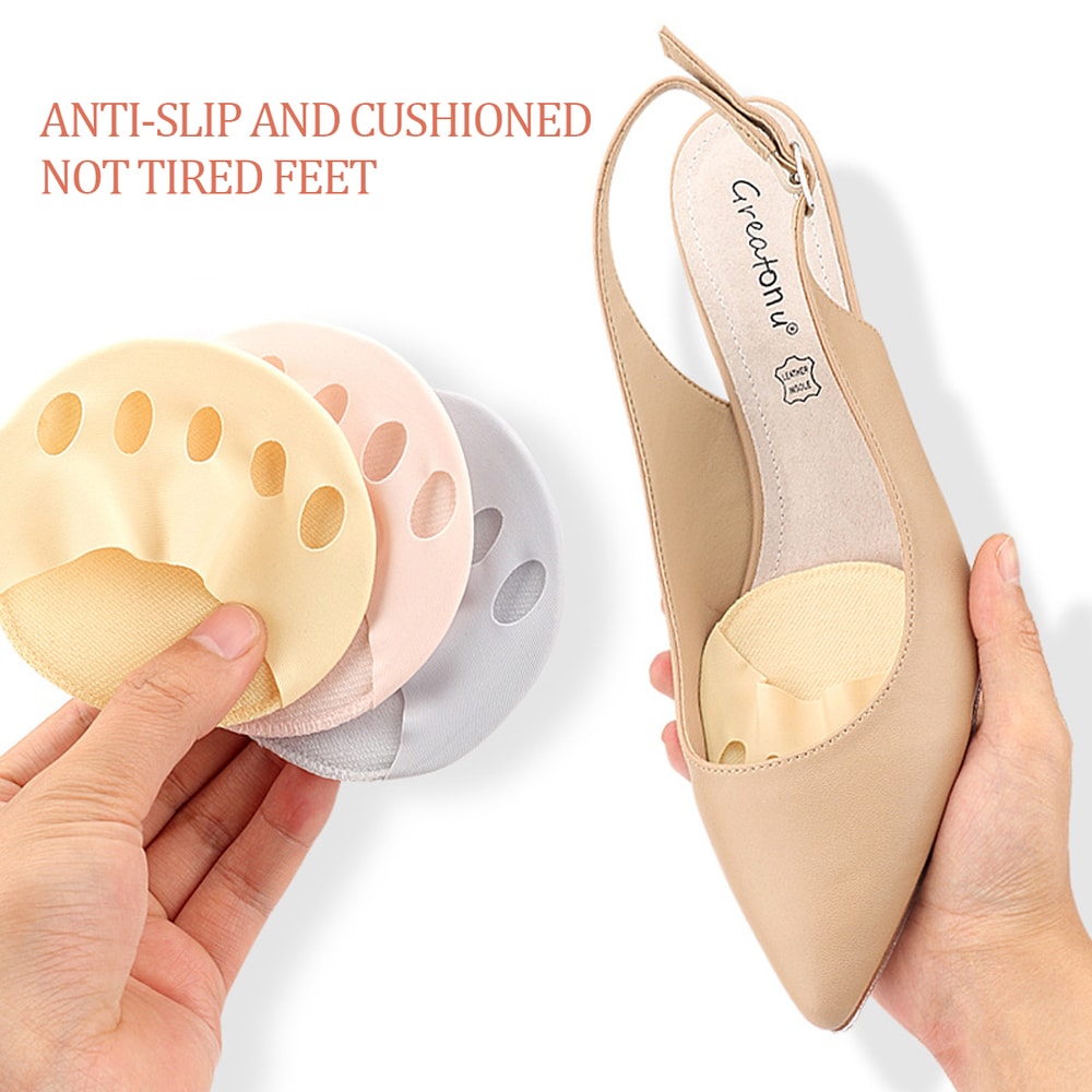 Five Toes Forefoot Pads For Women Shock Absorbing Half Insoles For High Heels Calluses Corns Relie 4