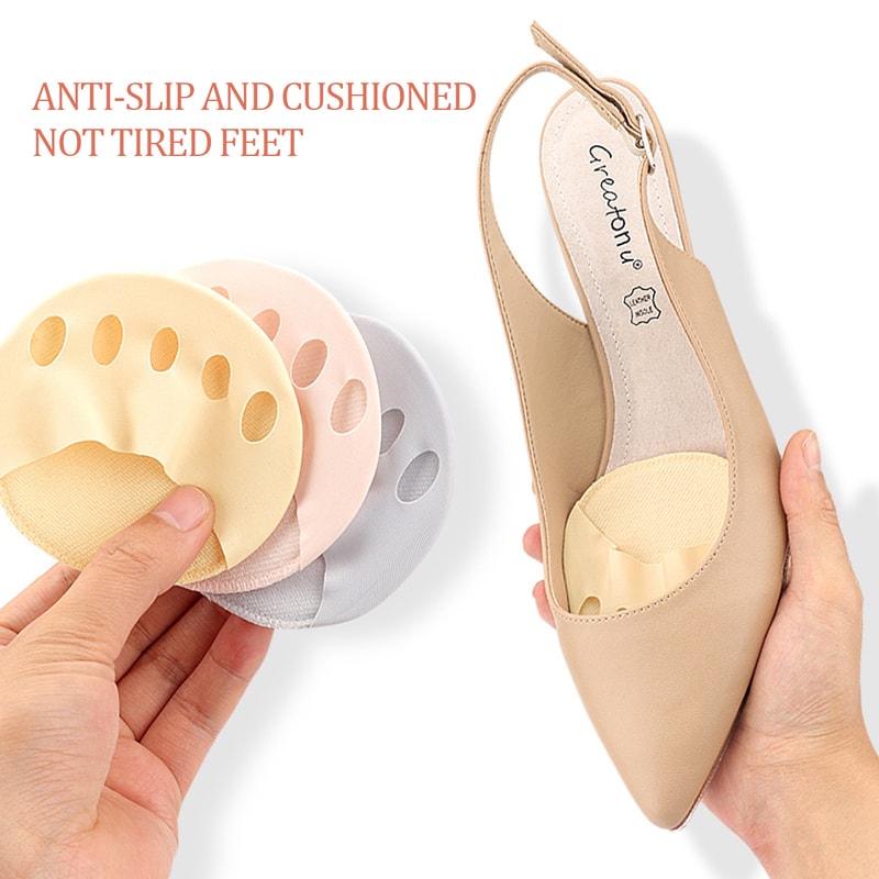Five Toes Forefoot Pads For Women Shock Absorbing Half Insoles For High Heels Calluses Corns Relie 4