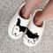 Cow Cat Embroidered Plush Slippers Comfortable & Warm Non-Slip Indoor Woolen Slippers for Men and Women.